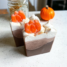 Load image into Gallery viewer, Vanilla Pumpkin Marshmallow Artisan Soap