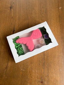 Paint Your Own Bath Bomb Kit: Mermaid Tail
