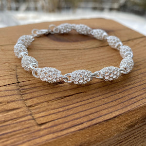 Sterling Silver Hollow Lace Bracelet - It's a Beautiful Life Boutique 