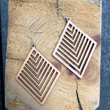 Load image into Gallery viewer, Wooden Drop Earrings - It&#39;s a Beautiful Life Boutique 