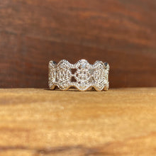 Load image into Gallery viewer, Sterling Silver Lace Wave Ring - It&#39;s a Beautiful Life Boutique 