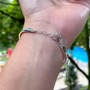 Geode Sterling Silver Bracelet - It's a Beautiful Life Boutique 