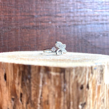 Load image into Gallery viewer, Butterfly Adjustable Silver Ring