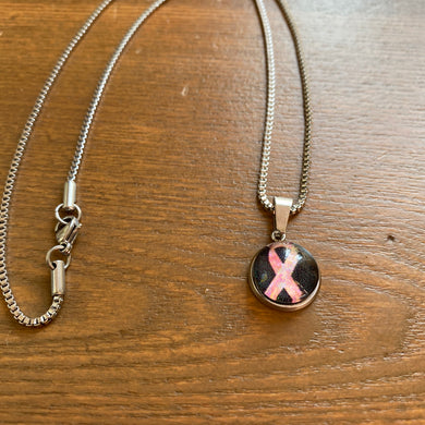 Breast Cancer Awareness Necklace - It's a Beautiful Life Boutique 