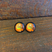 Load image into Gallery viewer, Spooky Halloween Tree Studs - It&#39;s a Beautiful Life Boutique 