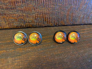 Spooky Halloween Tree Studs - It's a Beautiful Life Boutique 