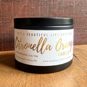 Citronella Orange Candle