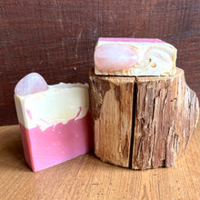 Load image into Gallery viewer, Rose Quartz Crystal Artisan Handmade Soap