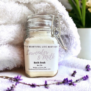 Lavender Milk Bath Soak