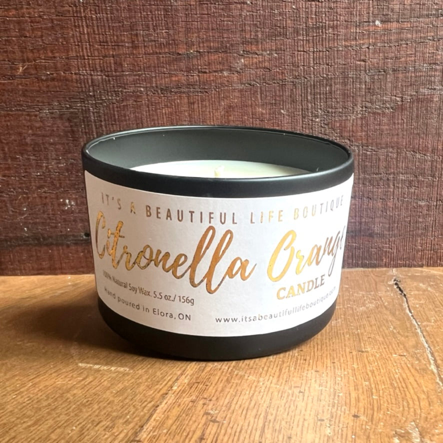 Citronella Orange Candle