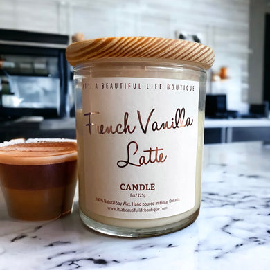 French Vanilla Latte Soy Candle
