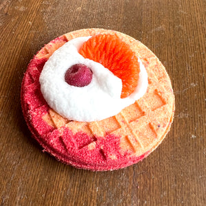 Cranberry Citrus Waffle Bath Bomb