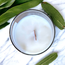 Load image into Gallery viewer, Sage: Crackling Wooden Wick Candle
