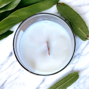 Sage: Crackling Wooden Wick Candle