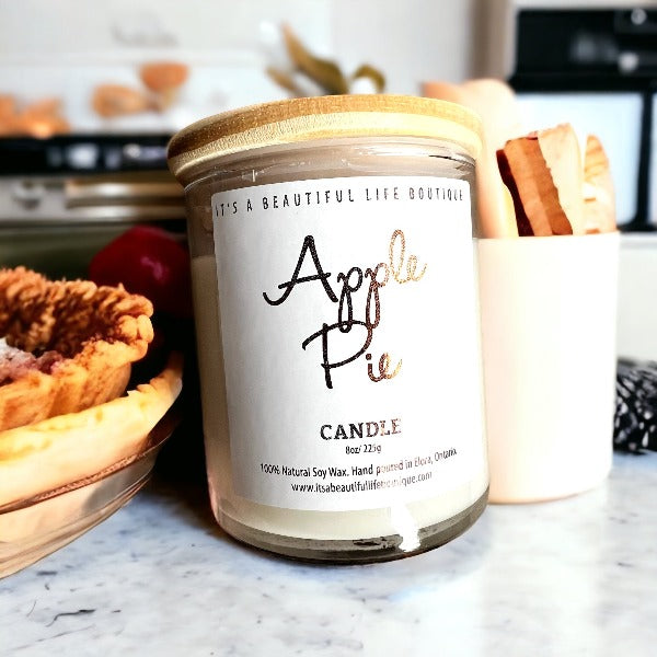 Apple Pie Soy Wax Candle - It's a Beautiful Life Boutique 