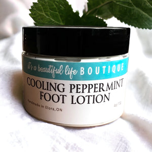 Cooling Peppermint Foot Lotion