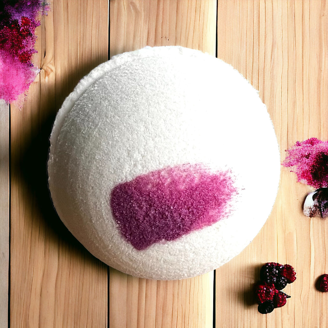 Raspberry Vanilla Bath Bomb