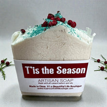 Load image into Gallery viewer, T’is the Season Artisan Handmade Soap
