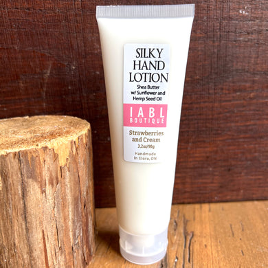 Silky Hand Lotion: Strawberries and Cream