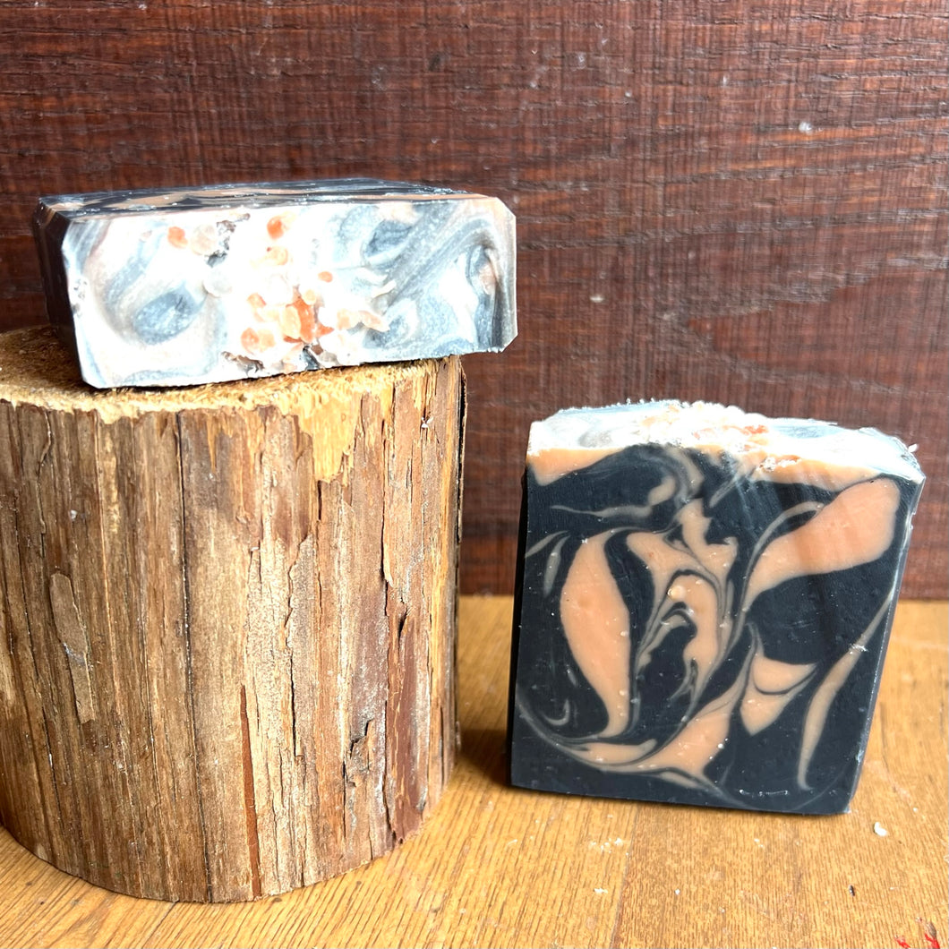 Charcoal and Rose Clay Artisan Handmade Soap