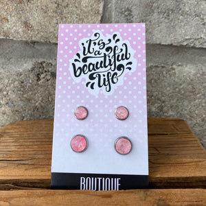 Opalescent Mommy and Me Earring Set - It's a Beautiful Life Boutique 