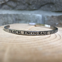 Load image into Gallery viewer, Teach, Encourage, Guide, Inspire Bracelet - It&#39;s a Beautiful Life Boutique 