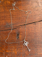 Load image into Gallery viewer, Sterling Silver Key Necklace - It&#39;s a Beautiful Life Boutique 