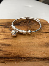 Load image into Gallery viewer, Sterling Silver Charm Bangle - It&#39;s a Beautiful Life Boutique 