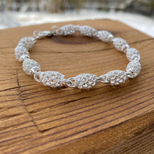 Load image into Gallery viewer, Sterling Silver Hollow Lace Bracelet - It&#39;s a Beautiful Life Boutique 