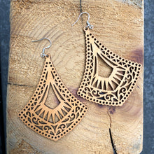 Load image into Gallery viewer, Wooden Drop Earrings - It&#39;s a Beautiful Life Boutique 
