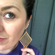 Load image into Gallery viewer, Wooden Drop Earrings - It&#39;s a Beautiful Life Boutique 