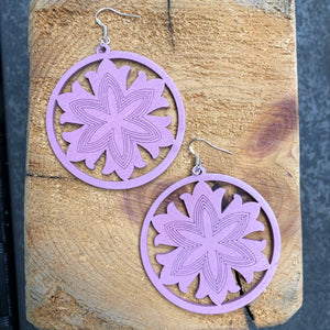 Wooden Drop Earrings - It's a Beautiful Life Boutique 