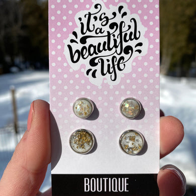 Shine Stud Mommy and Me Earring Set - It's a Beautiful Life Boutique 