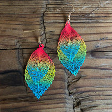 Load image into Gallery viewer, Leaf Drop Earrings - It&#39;s a Beautiful Life Boutique 
