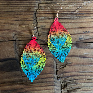 Leaf Drop Earrings - It's a Beautiful Life Boutique 