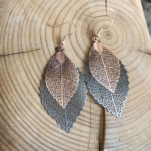 Leaf Drop Earrings - It's a Beautiful Life Boutique 
