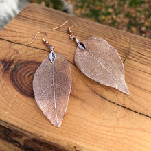 Load image into Gallery viewer, Rose Gold Leaf Earrings - It&#39;s a Beautiful Life Boutique 
