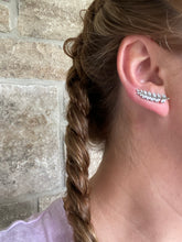 Load image into Gallery viewer, Feather Ear Climbers - It&#39;s a Beautiful Life Boutique 