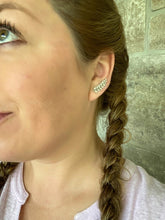 Load image into Gallery viewer, Feather Ear Climbers - It&#39;s a Beautiful Life Boutique 
