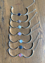 Load image into Gallery viewer, Geode Sterling Silver Bracelet - It&#39;s a Beautiful Life Boutique 