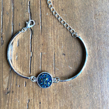 Load image into Gallery viewer, Geode Sterling Silver Bracelet - It&#39;s a Beautiful Life Boutique 