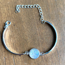 Load image into Gallery viewer, Geode Sterling Silver Bracelet - It&#39;s a Beautiful Life Boutique 
