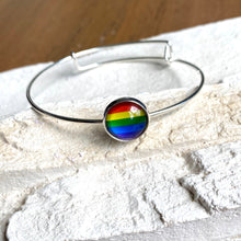 Load image into Gallery viewer, Sterling Silver Geode Bangle - It&#39;s a Beautiful Life Boutique 