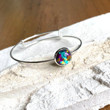 Load image into Gallery viewer, Sterling Silver Geode Bangle - It&#39;s a Beautiful Life Boutique 