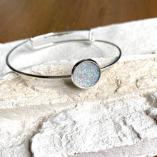 Load image into Gallery viewer, Sterling Silver Geode Bangle - It&#39;s a Beautiful Life Boutique 