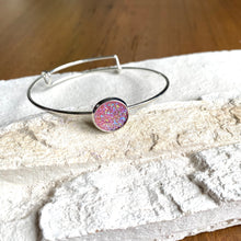 Load image into Gallery viewer, Sterling Silver Geode Bangle - It&#39;s a Beautiful Life Boutique 