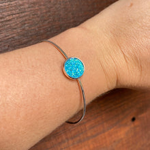 Load image into Gallery viewer, Sterling Silver Geode Bangle - It&#39;s a Beautiful Life Boutique 
