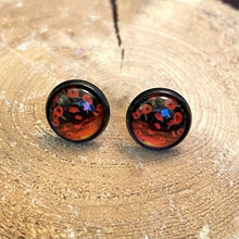 Load image into Gallery viewer, Sunset Poppy Studs