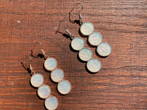 Triple Geode Drop Earrings - It's a Beautiful Life Boutique 