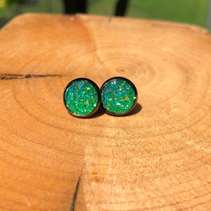 Palm Leaf Green Geode - It's a Beautiful Life Boutique 